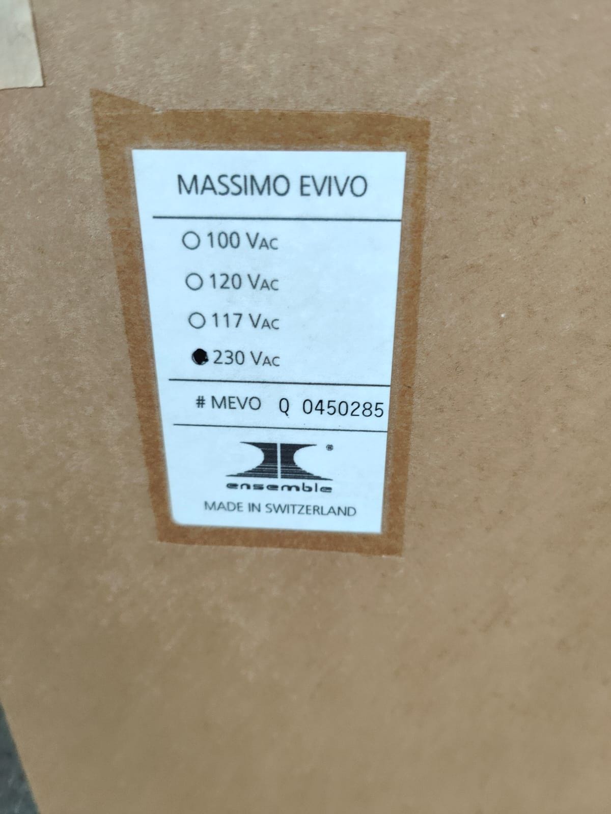 Ensemble Massimo Evivo power amplifier from 2021 8