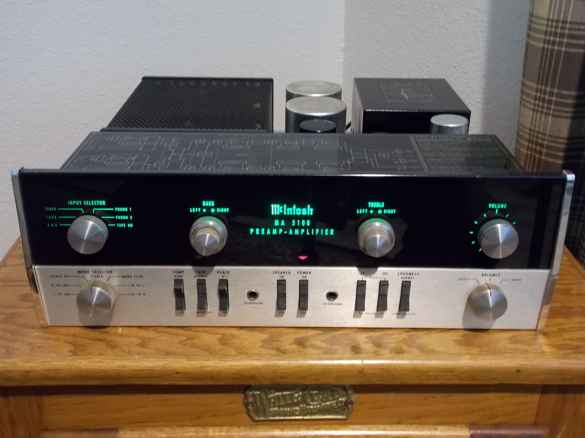 McIntosh MA-5100 Integrated Amplifier-Serviced-Beautiful Classic-Made in  USA