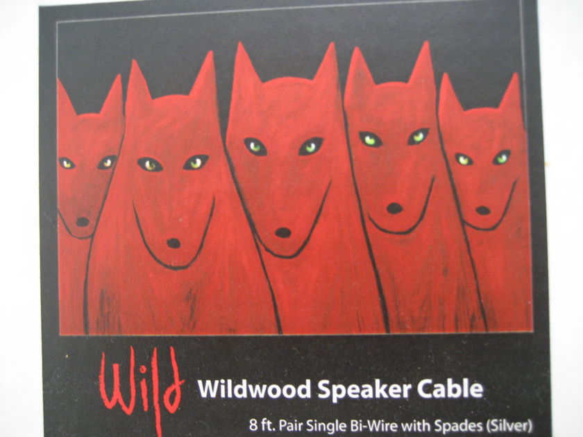 AudioQuest Wildwood 8ft, Bi-wire, Spades, Speaker cables