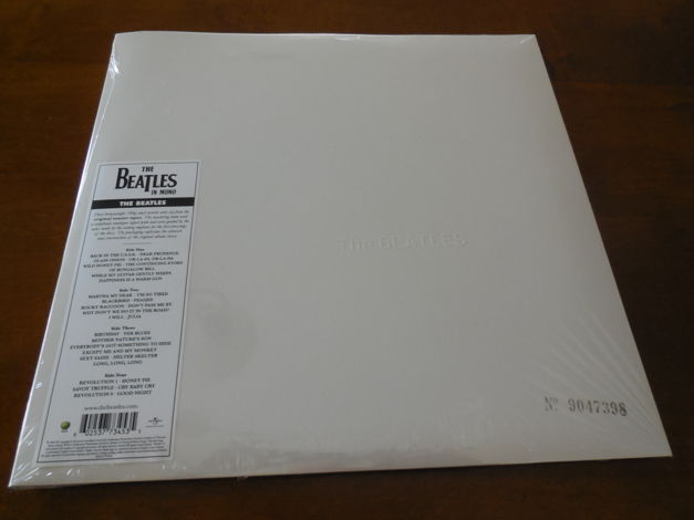 The Beatles Sealed LP White Album Mono 2014 remaster
