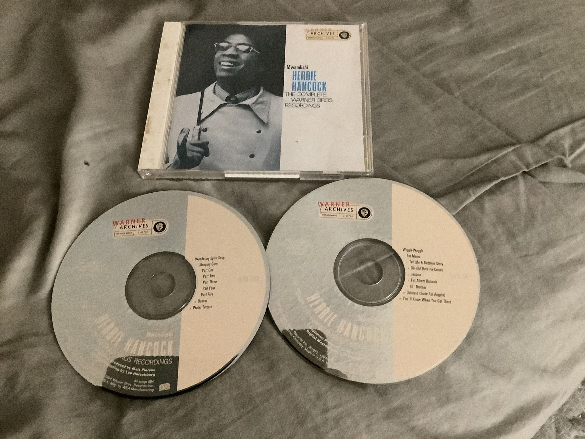 Herbie Hancock 2 CD Set The Complete Warner Bros. Recor...