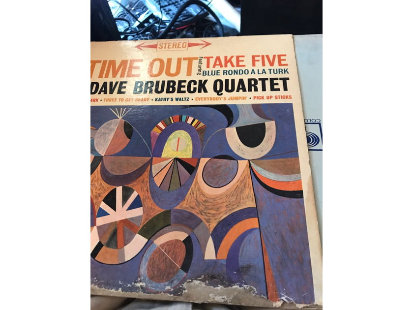 DAVE BRUBECK QUARTET LP Time Out Take Five  DAVE BRUBECK QUARTET LP Time Out Take Five
