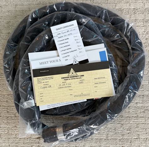 Shunyata Research Sigma NR Custom 4 Meter Power Cord C15