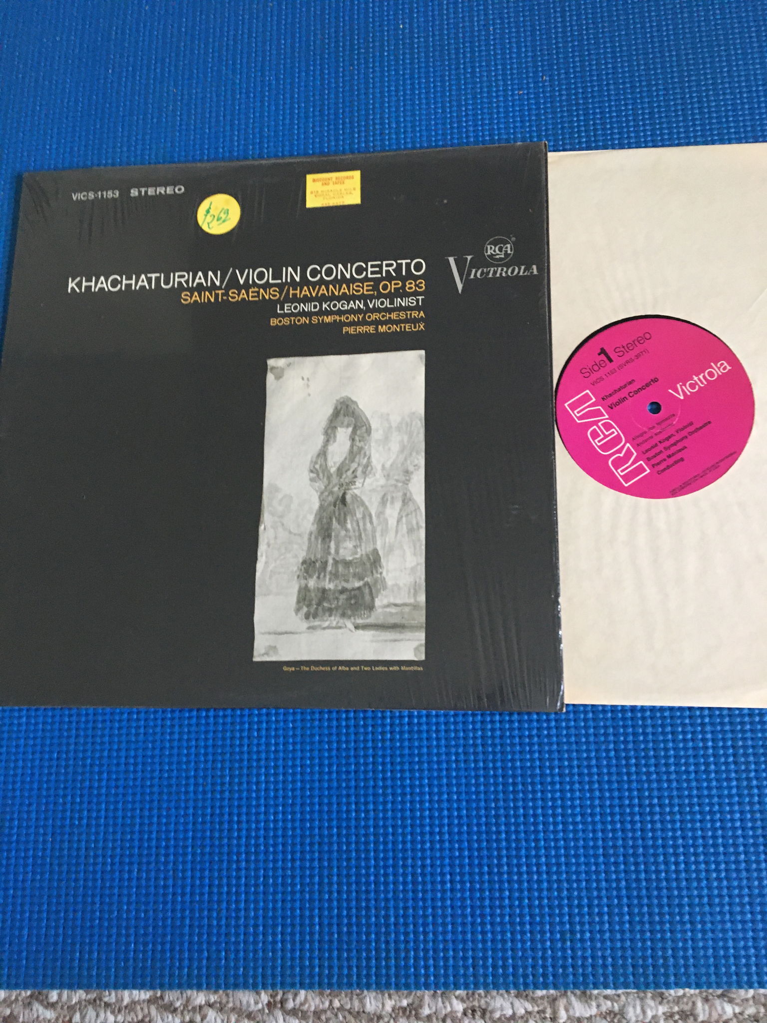 Victrola Aram Khachaturian Leonid Kogan violinist  Viol...