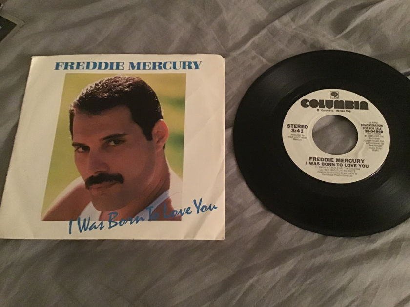 Freddie Mercury  I Was Born To Love You Promo 45 With Picture Sleeve