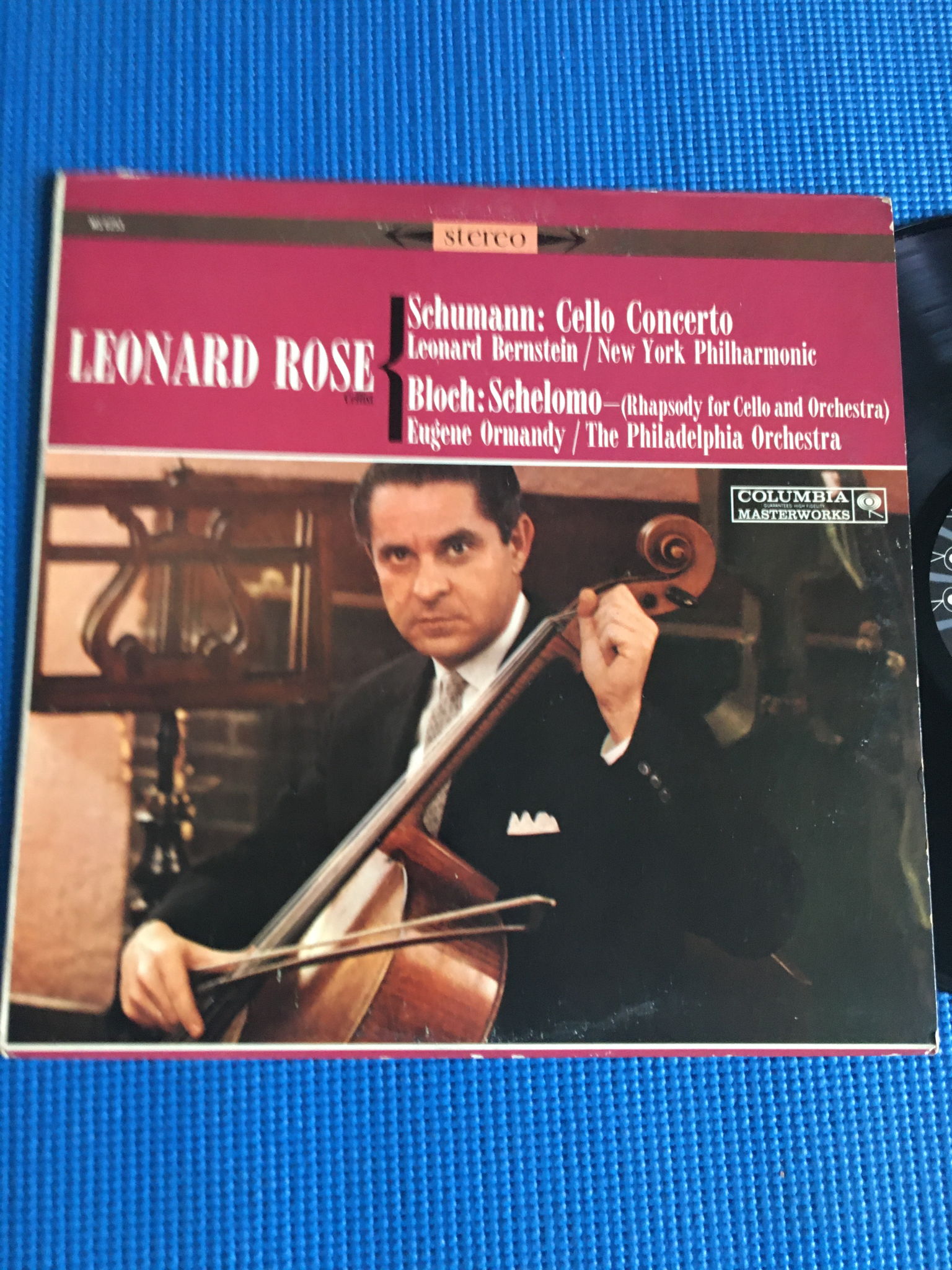 Leonard Rose Philadelphia Eugene Ormandy  Schumann cell... 2