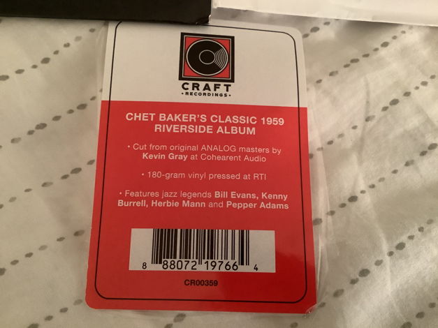 Chet Baker Craft Recordings Audiophile LP Kevin Gray