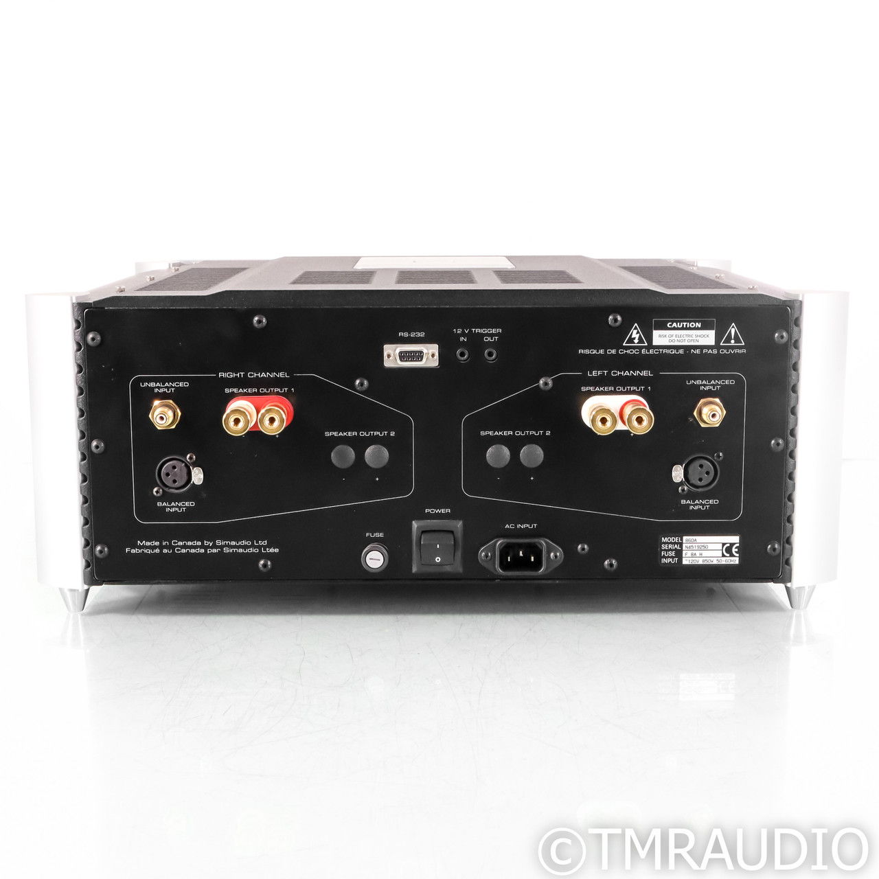 SimAudio 860A V1 Stereo Power Amplifier (68213) 5