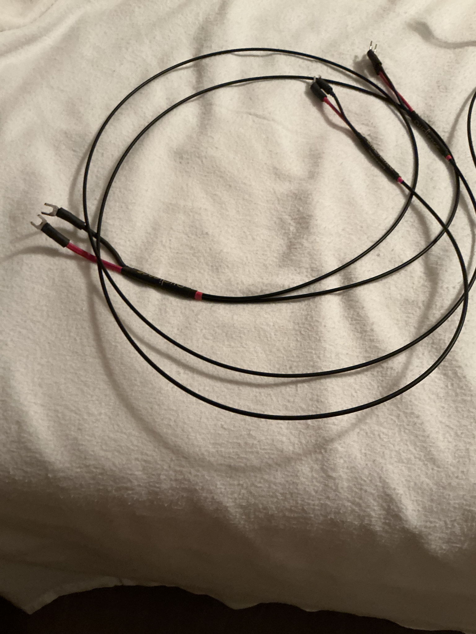 Audience AU24 Bi-Wire 2M Spade to Spade Pair of Speaker...