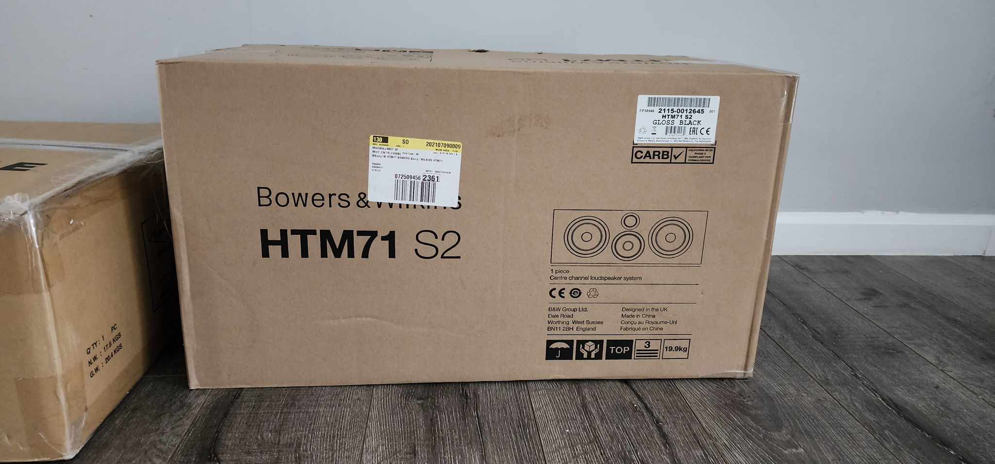 Bowers & Wilkins HTM71 S2, Black. Good condition. 10