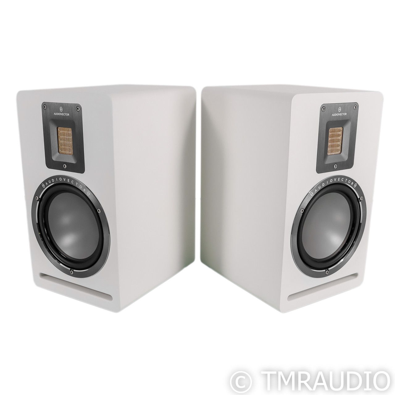 AudioVector QR-1 Bookshelf Speakers; Matte White Pair (... 4
