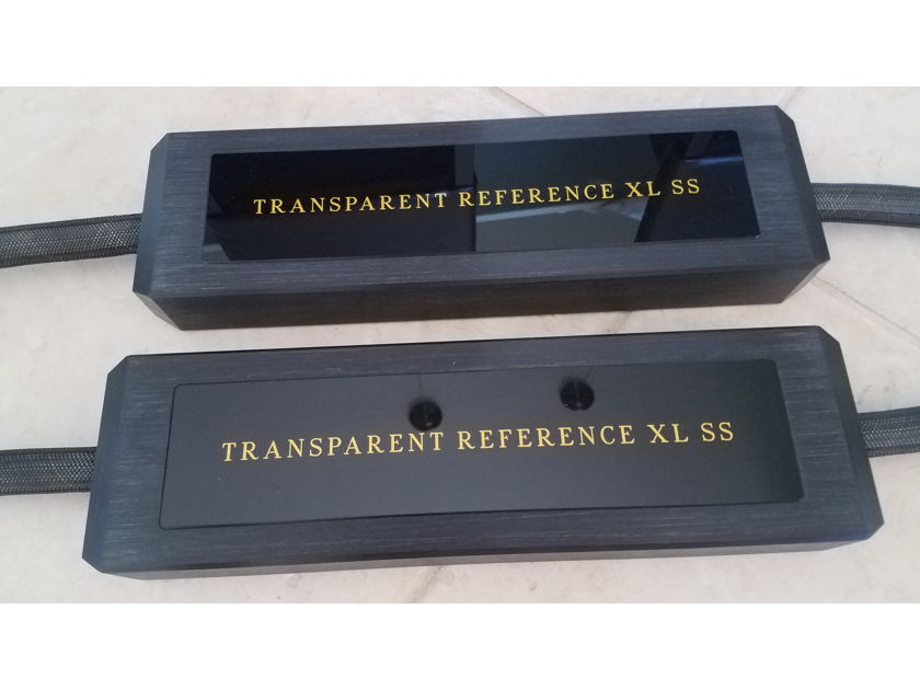 Transparent Reference XL SS Speaker Cables 8 ft. With Spades. No Reserve!