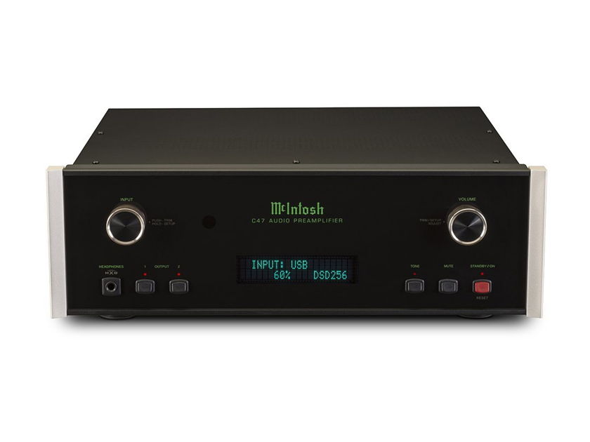McIntosh C47 Stereo Preamplifier, Factory Refurbished, Sealed-in-Box