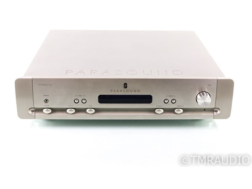 Parasound Halo P3 Stereo Preamplifier; P-3; MM Phono; Remote (28225)