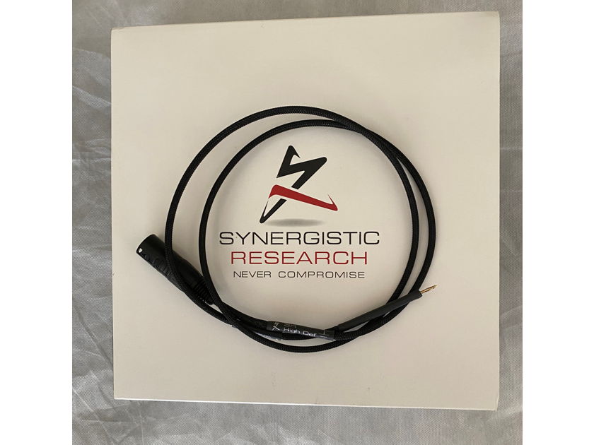 Synergistic Research Hi Def Grounding Cable - Male XLR