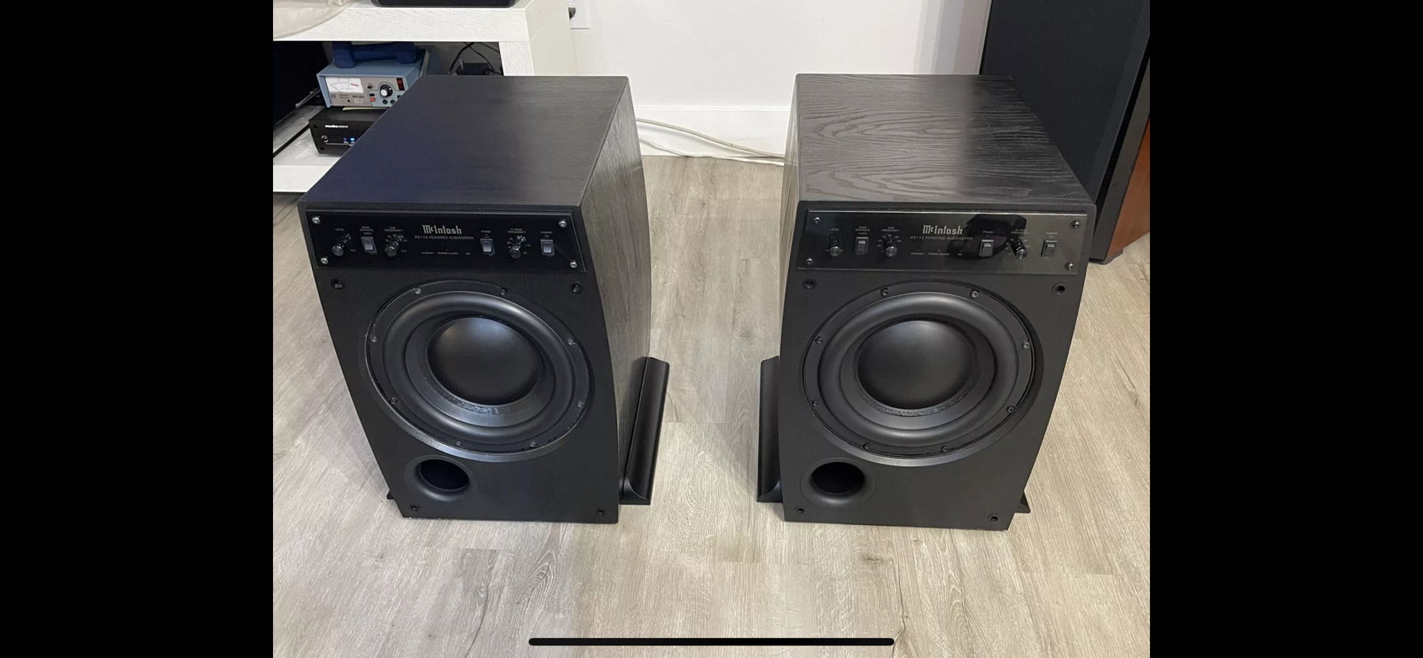 Mcintosh PS 112 subwoofer pair 12