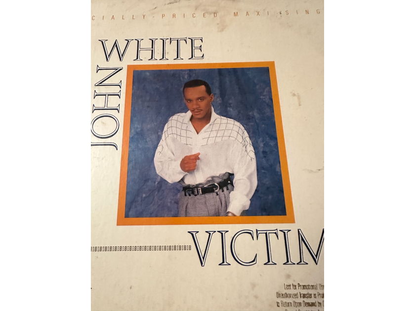 JOHN WHITE 'victim' '87 geffen / 45rpm JOHN WHITE 'victim' '87 geffen / 45rpm