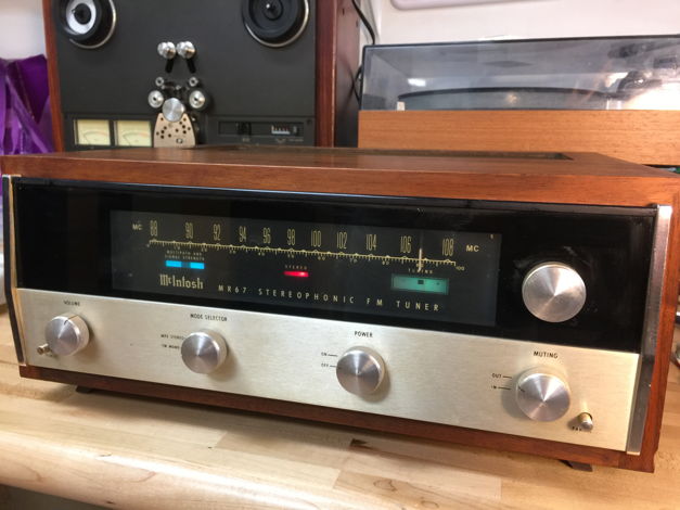McIntosh MR67 Stereo Tube Tuner in Excellent Condition ...