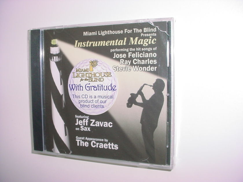 Sealed CD Miami lighthouse for the blind Instrumental magic Feliciano Charles Wonder