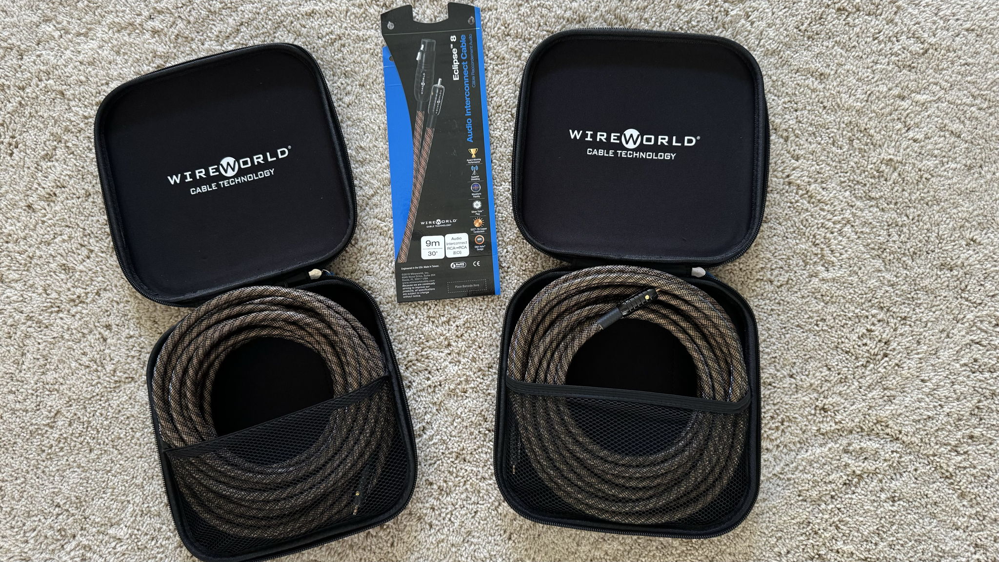 Wireworld Eclipse 8 RCA Interconnect 9.0m