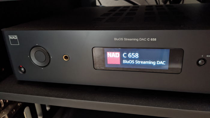 NAD C658 Audio Streamer Direc Live Room Bluos MQA