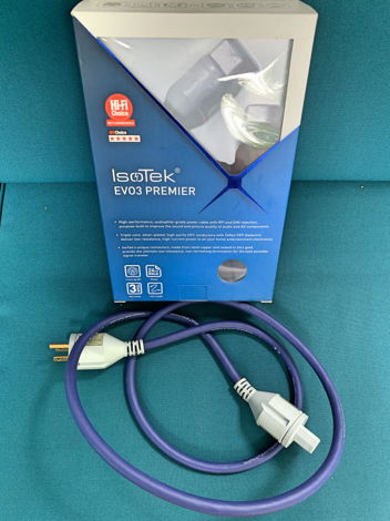 IsoTek EVO3 Premier AC power cord 1.5M