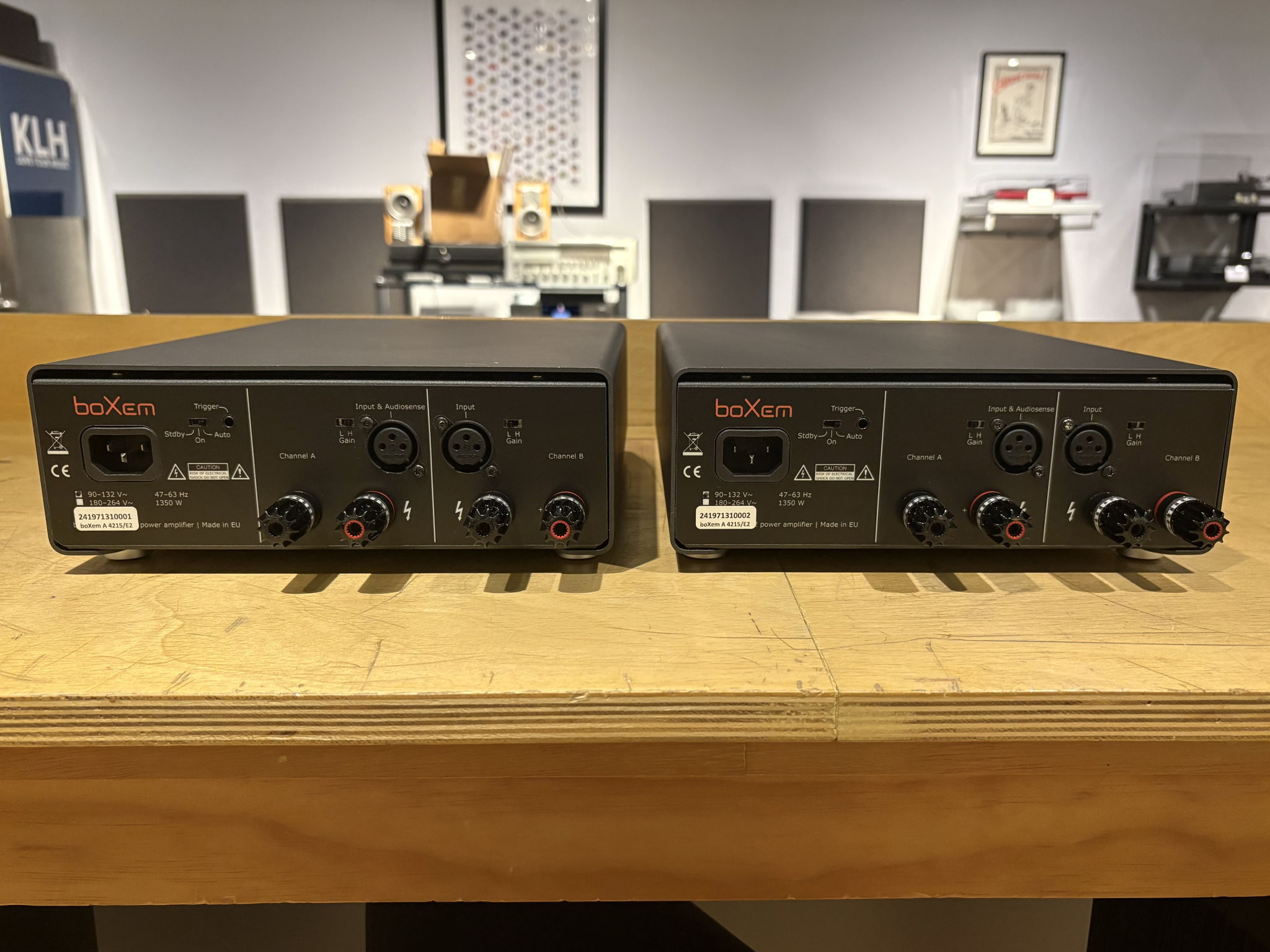 Boxem A 4215/E2 Stereo Power Amplifier - 210 WPC into 8... 8