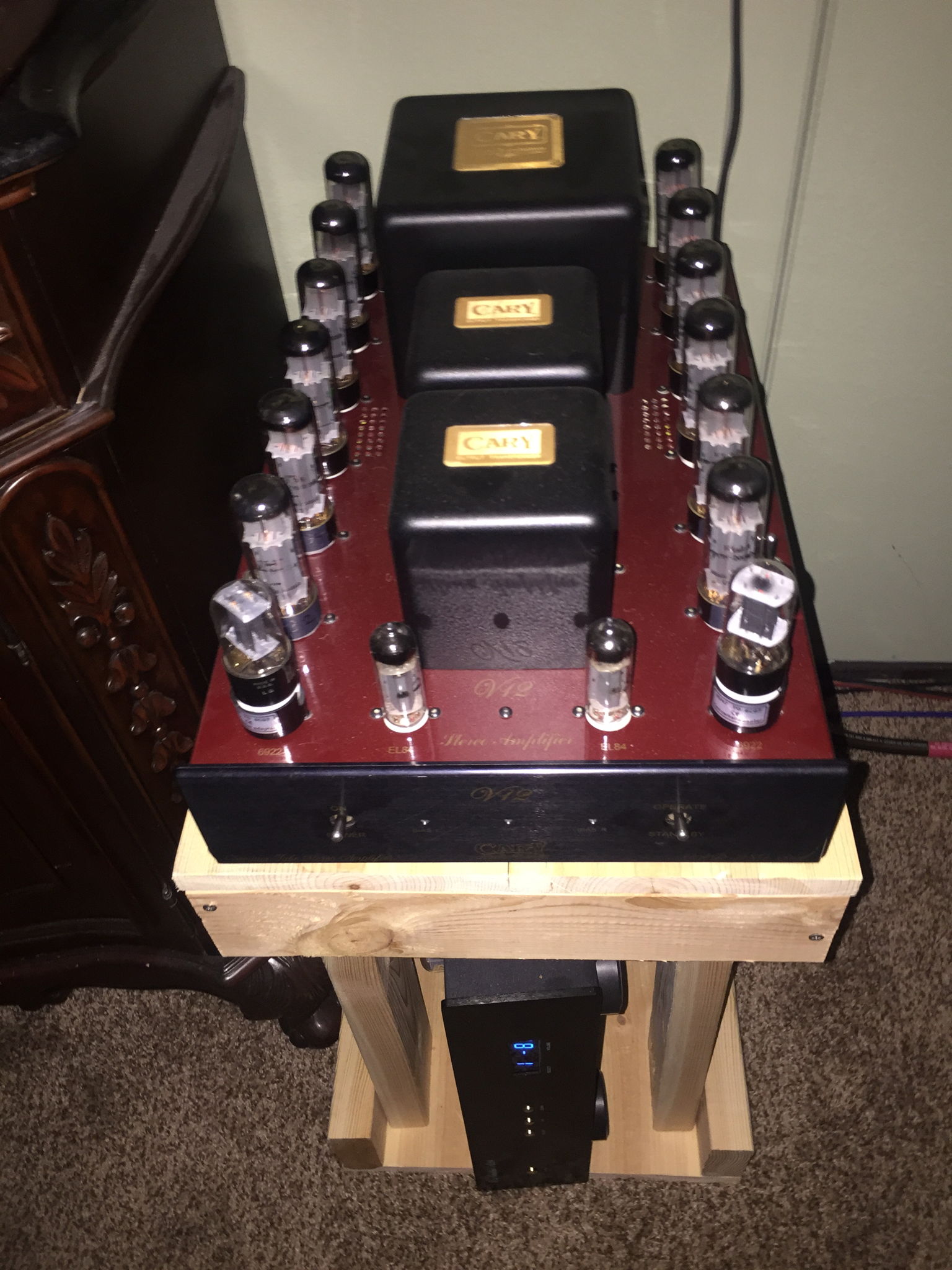 Bridged right electrostatic amp - 170 watts class A triode