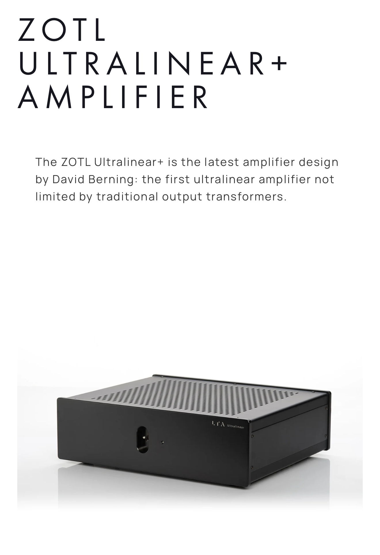 Linear Tube Audio Ultralinear Power Amplifier
