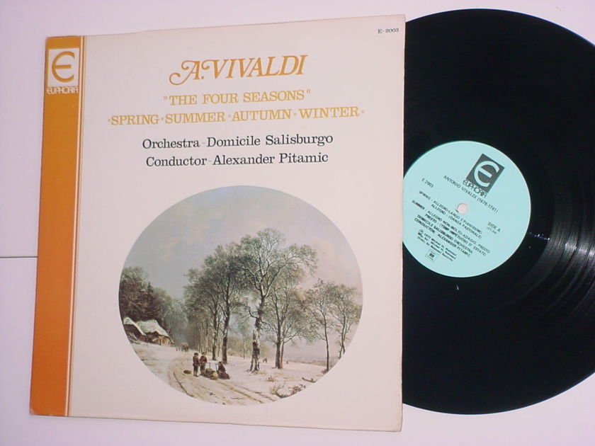 EUPHORIA E-2003 Classical lp record PITAMIC  Antonio Vivaldi the four seasons