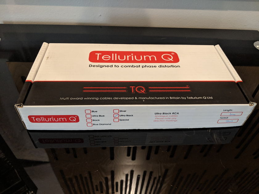 Tellurium Q Ultra Black RCA (1M Pair)
