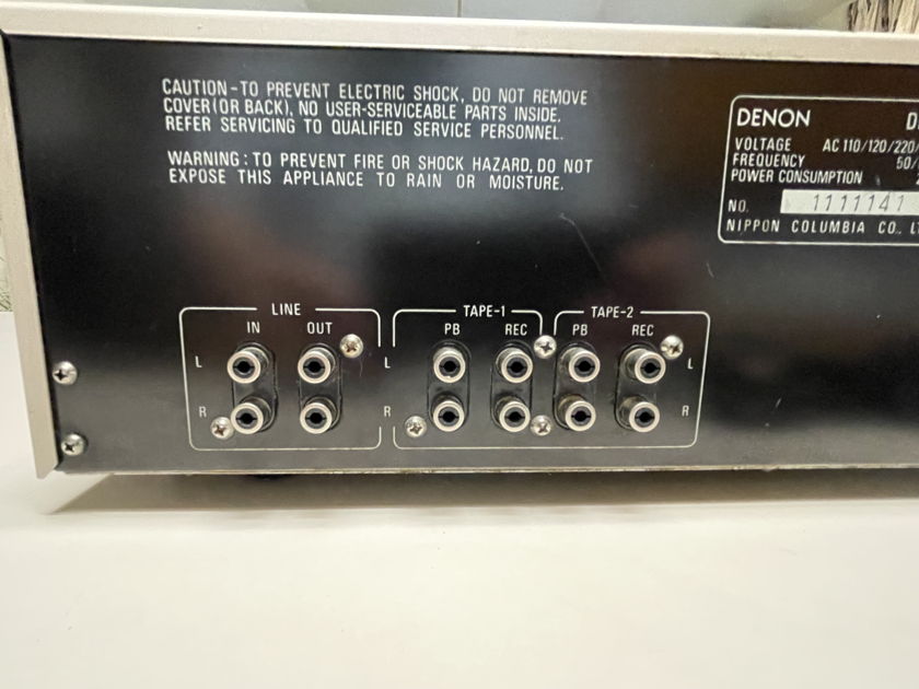 Denon DE70 Equalizer Equalizers Audiogon