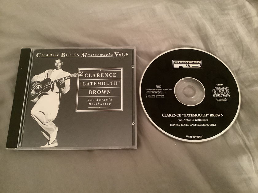Clarence Gatemouth Brown Charly Records Import CD  San Antonio Ballbuster