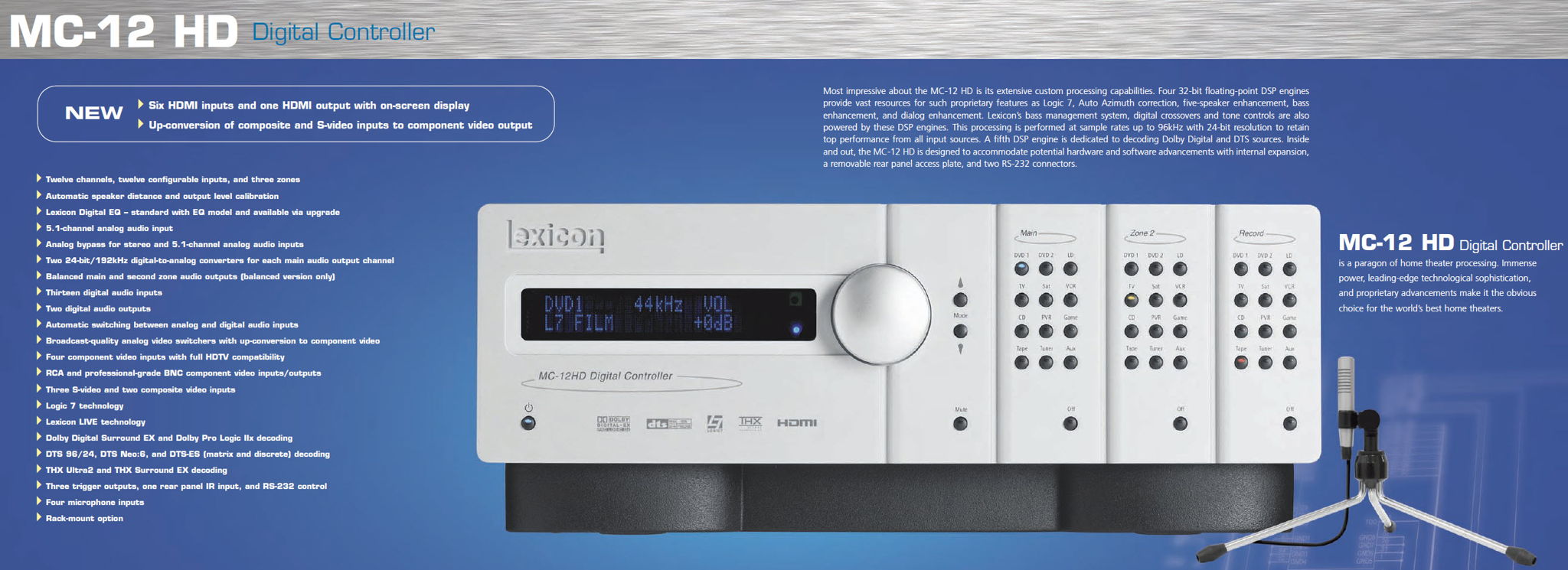 Lexicon MC-12HD Digital Controller