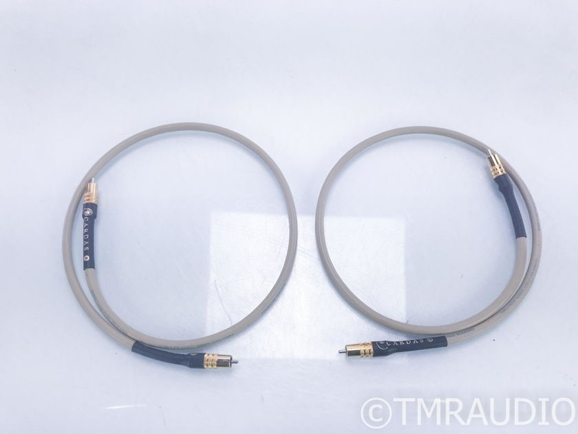 Cardas Neutral Reference RCA Cables; 1m Pair Interconnects (17829)