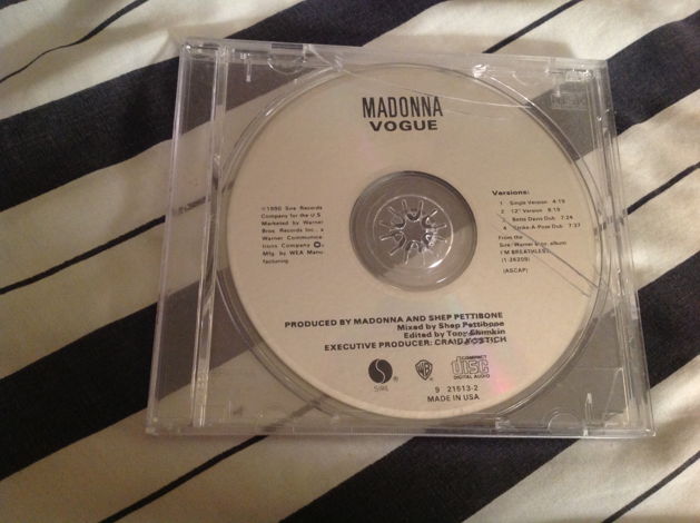 Madonna Vogue Compact Disc EP 4 Versions
