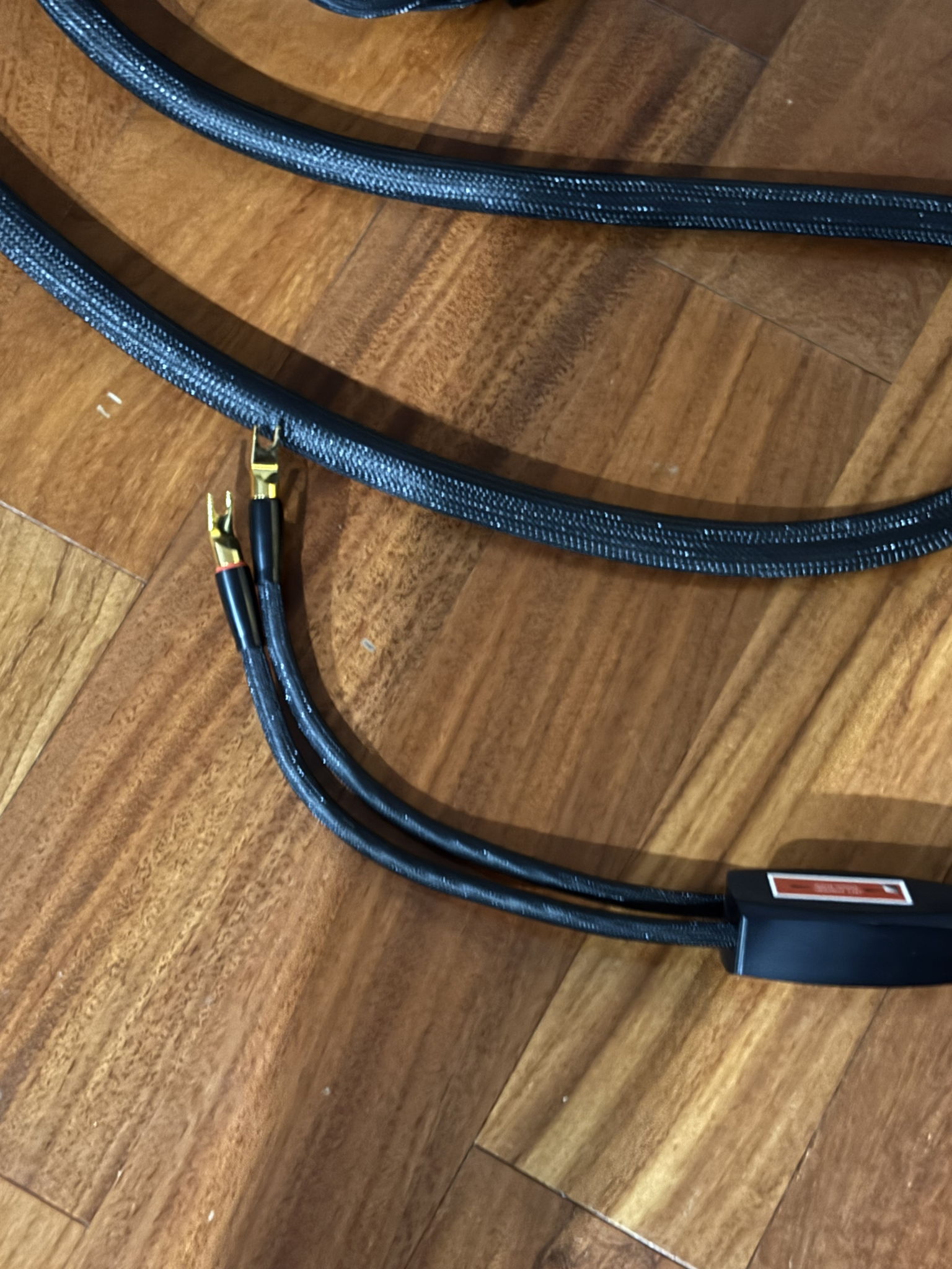 Transparent Audio XL Gen V speaker Cables 10 feet. spades. 4