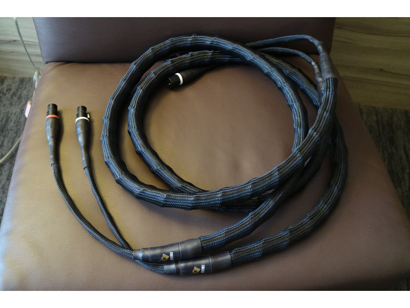NBS BLACK LABEL II Balance XLR interconnect cables 4ft pair