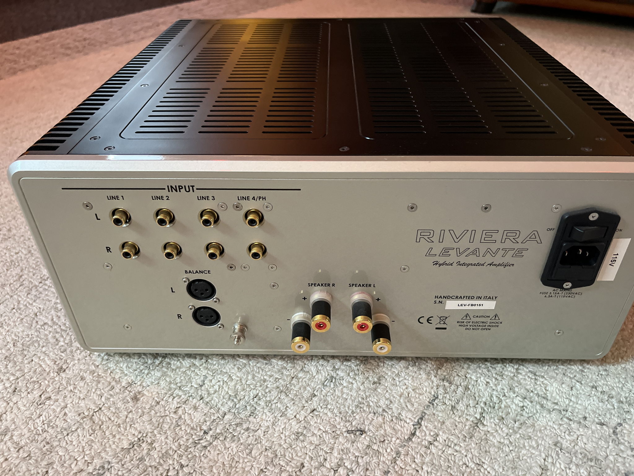 Riviera Labs Levante Integrated Amplifier Best of the Best 4