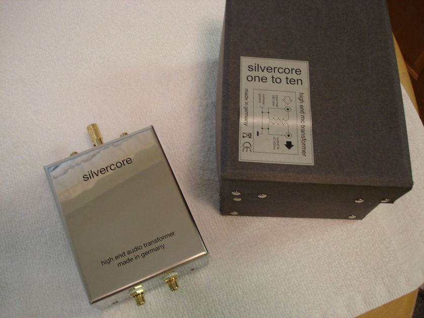 Silvercore One-to-Ten step-up transformer, Stereophile recommended