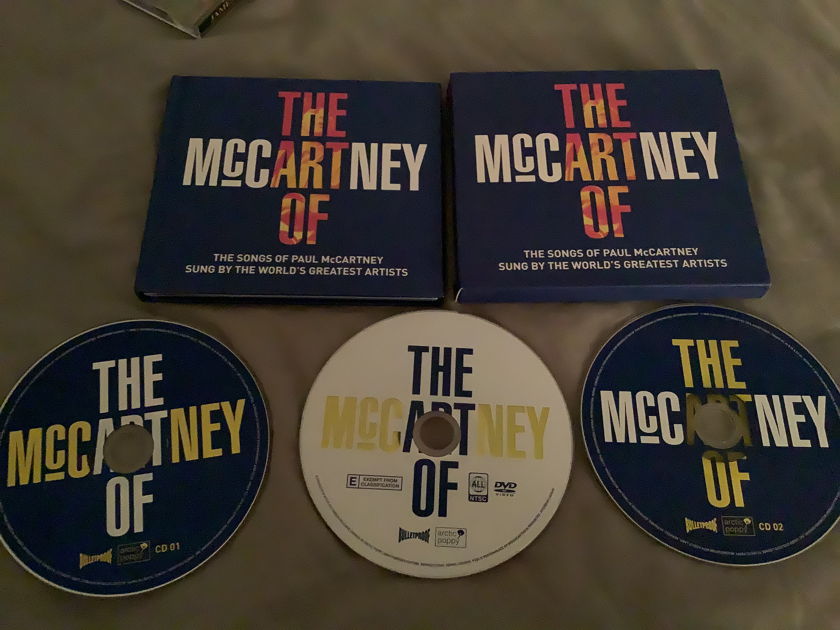 Various Bob Dylan Billy Joel Steve Miller 2CD DVD Set The Art Of McCartney