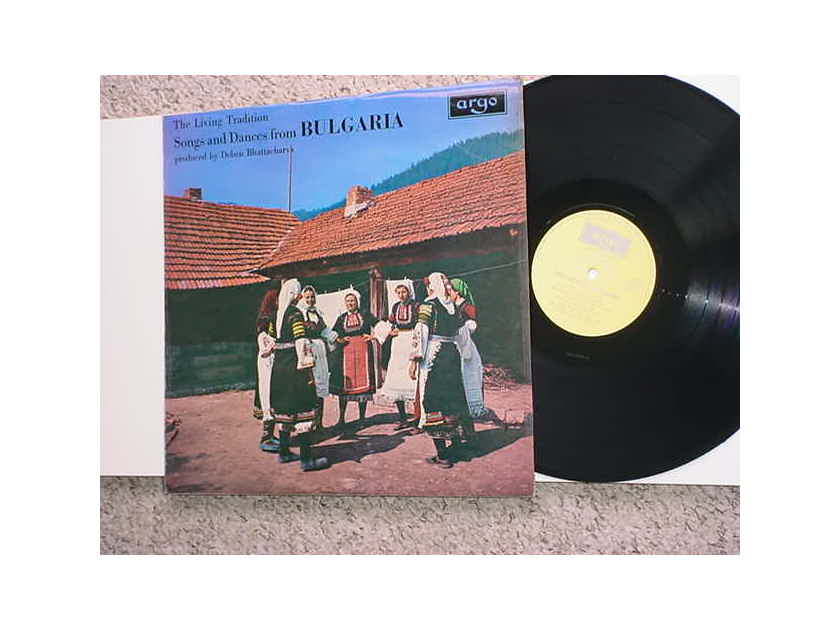 Bulgaria songs and dances from lp record - The living tradition Deben Bhattacharya Argo ZFB 47