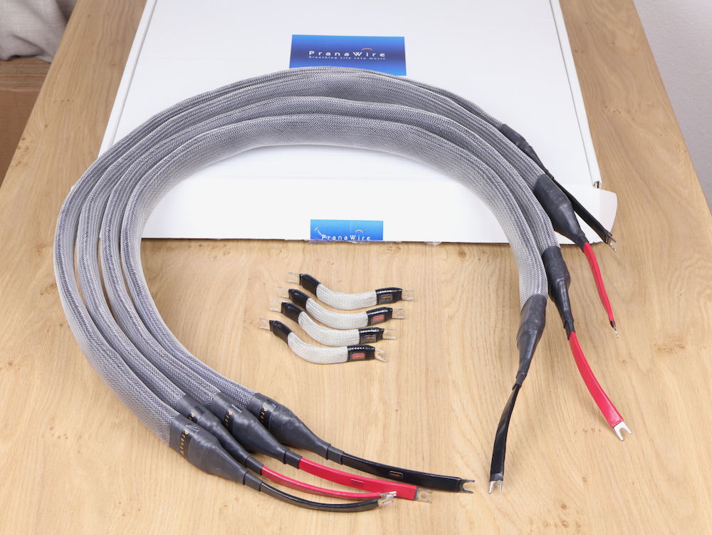 PranaWire Cosmos highend audio speaker cables 1,5 metre...