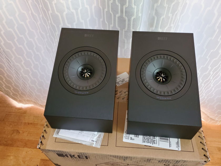 KEF Q50a 5.25" 2-Way Dolby Atmos Speaker Black Pair Nearly New Cond.