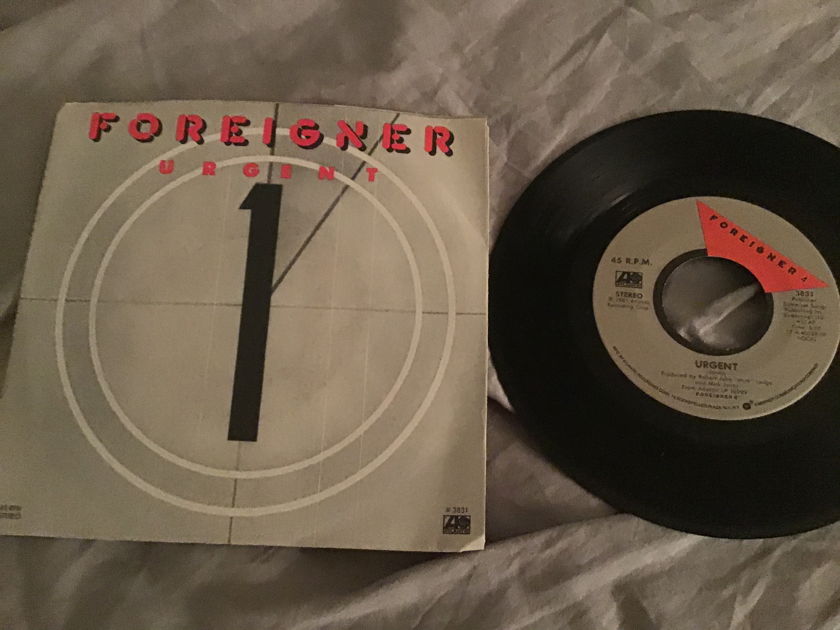 Foreigner  Urgent 45 With Picture Sleeve