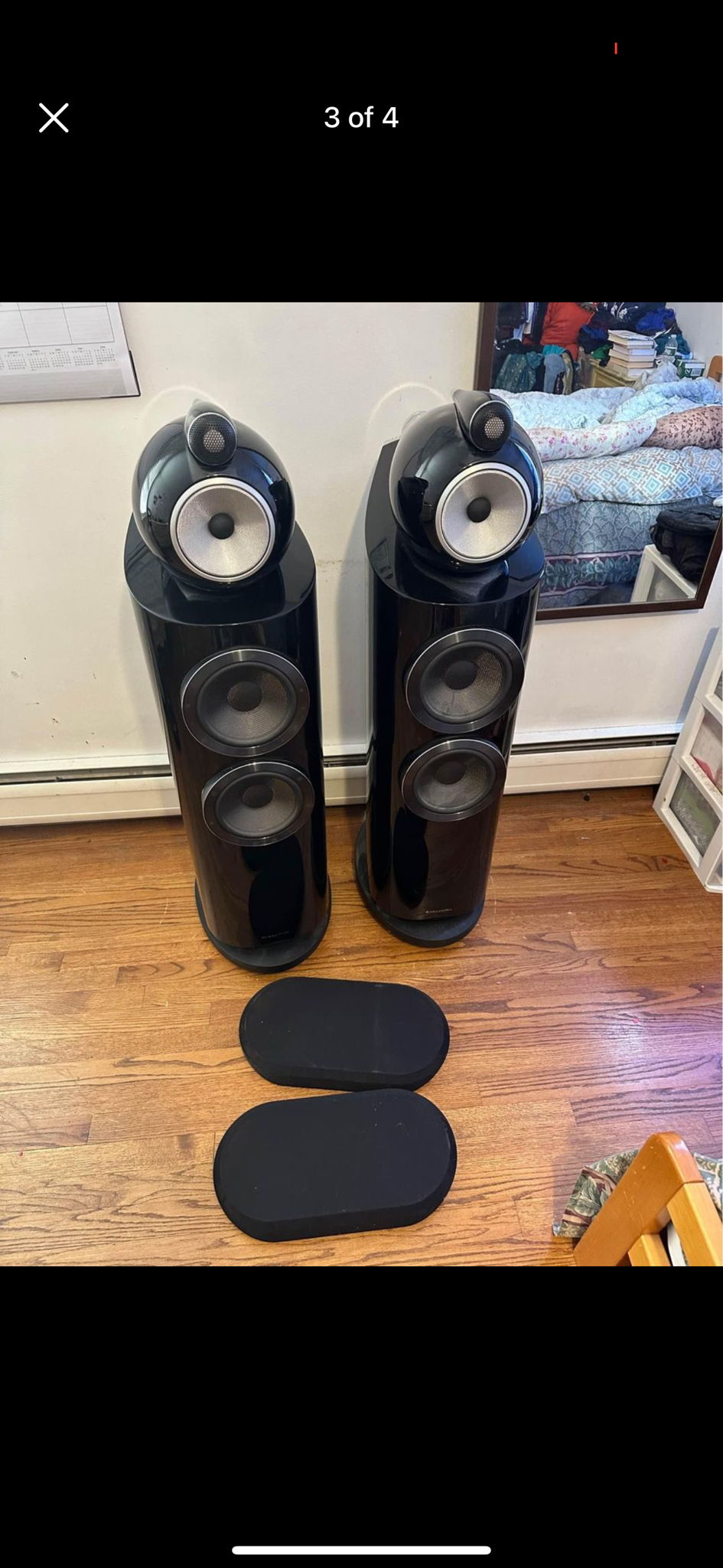 B&W 803 D3 BLACK SPEAKERS MINT CONDITION!!! 3