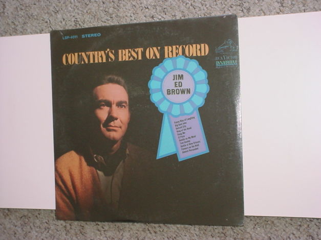 Sealed lp record Jim Ed Brown country's best on record ...