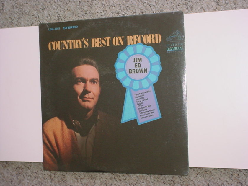 Sealed lp record Jim Ed Brown country's best on record RCA Dynagroove lsp-4011  1968