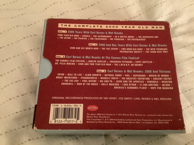 Carl Reiner & Mel Brooks 4 CD Set The Complete 2000 Yea...