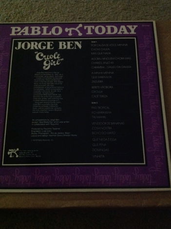 Jorge Ben - Creole Girl Pablo Today Record... For Sale | Audiogon